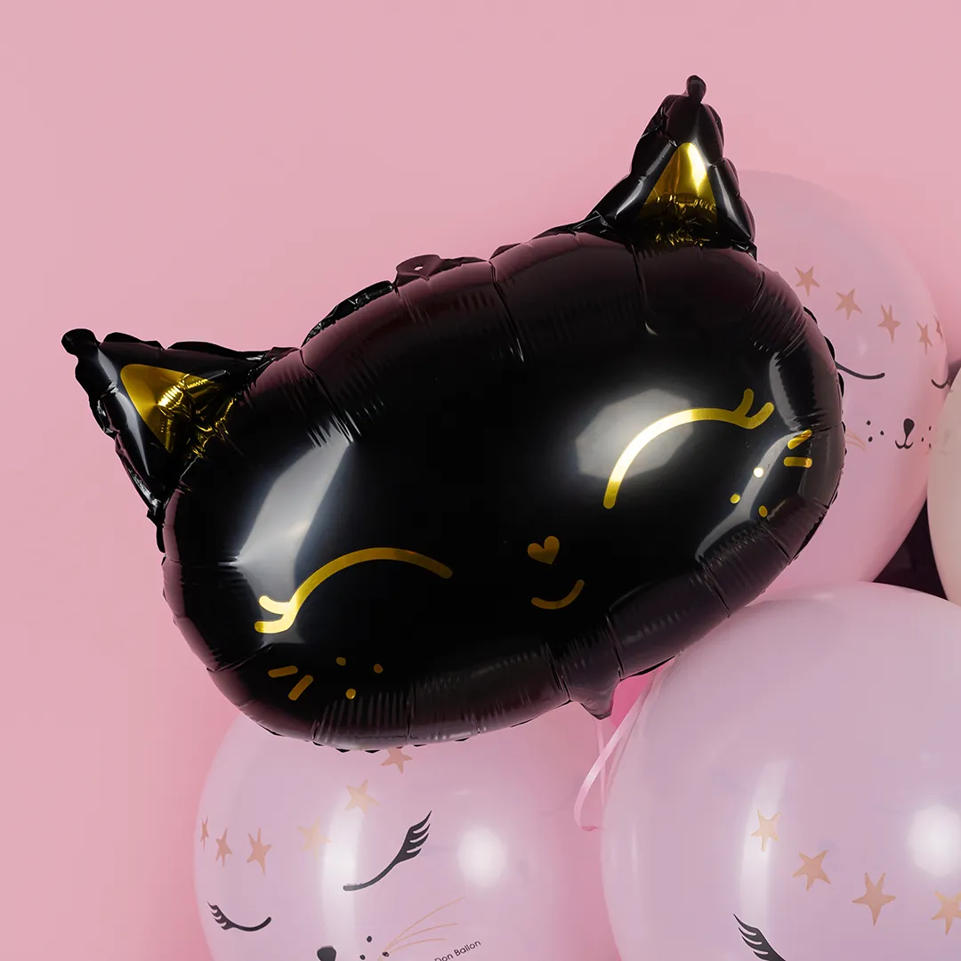 ≈ 19'' / 48 см, Фигура, Голова, Волшебный котенок, Черный