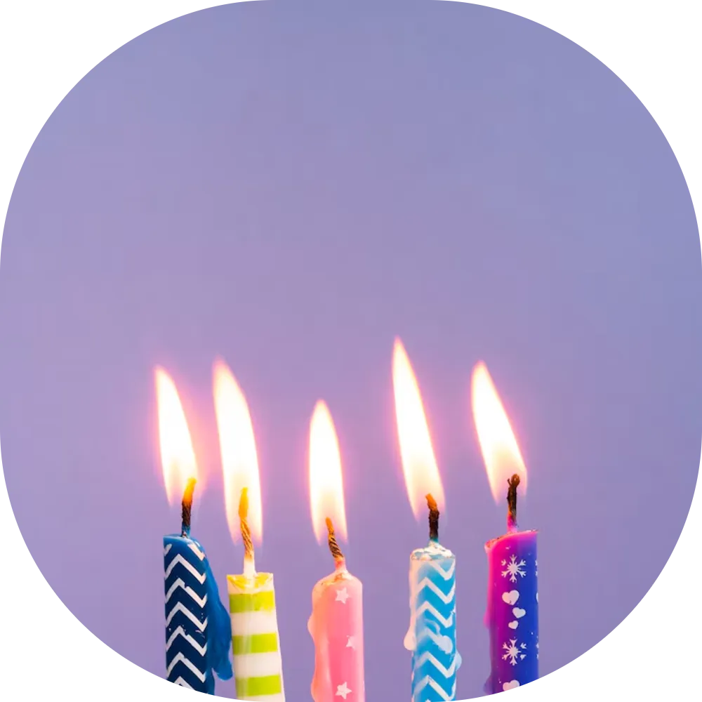 Свечи и хлопушки